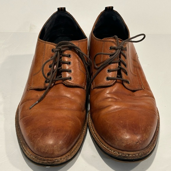 Cole Haan Men’s 11.5 Warner Grand Postman Oxford Brown Dress Shoe C30676 Comfort - Picture 1 of 7